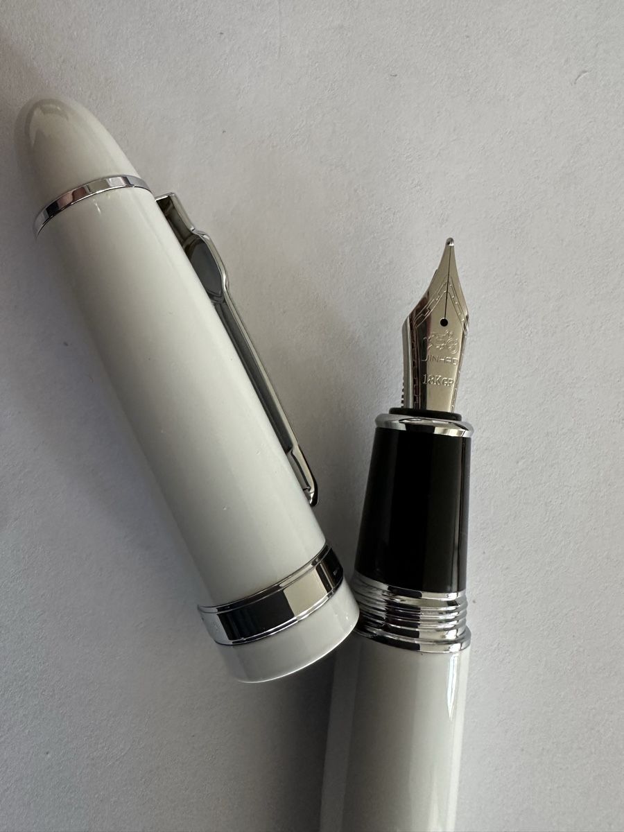 Penna & Evidenziatori: Jinhao 159 Füllfederhalter, Weiss. – Nuovo e nell'imballaggio originale da Kloten venduto da digi-Galaxy 3