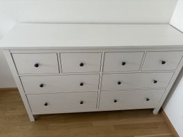 Hemmnes Kommode (Ikea) weiss 9 Schübe guter Zustand 