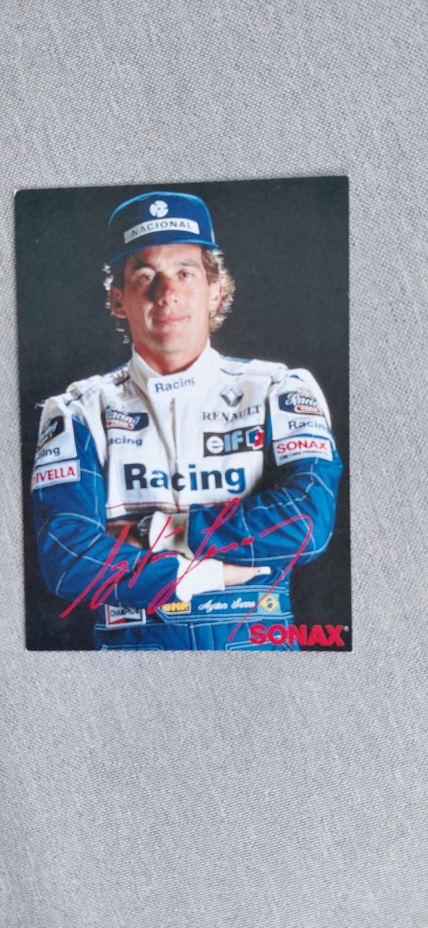 Autogramme: Autogrammkarte Ayrton Senna – Gebraucht aus Schmerikon von Olympia04