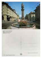 Bern Kornhausplatz Kindlifresserbrunnen Bus SVB FBW 91UA52