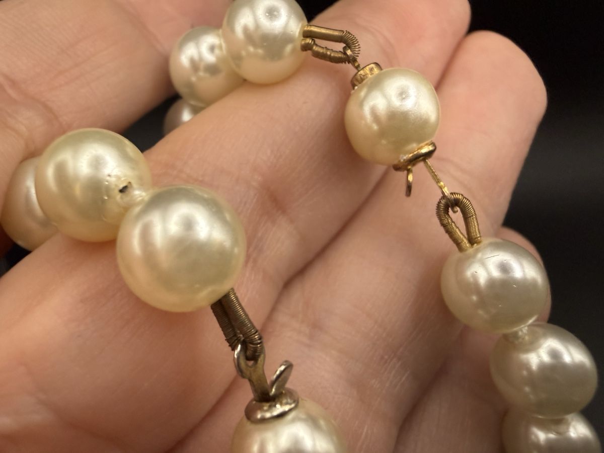 Catenine: Vintage Halskette und Armband Perlen – Usato da Lamone venduto da LaCantinaMagica 4
