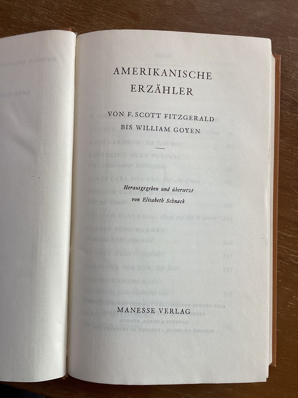 Livres: Manesse; Amerikanische Erzähler – D'occasion à Zürich par tol_b7c7 2