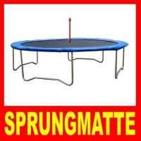 Trampolin 366cm Sprungmatte Sprungtuch 72 Ösen Federn 14.0cm