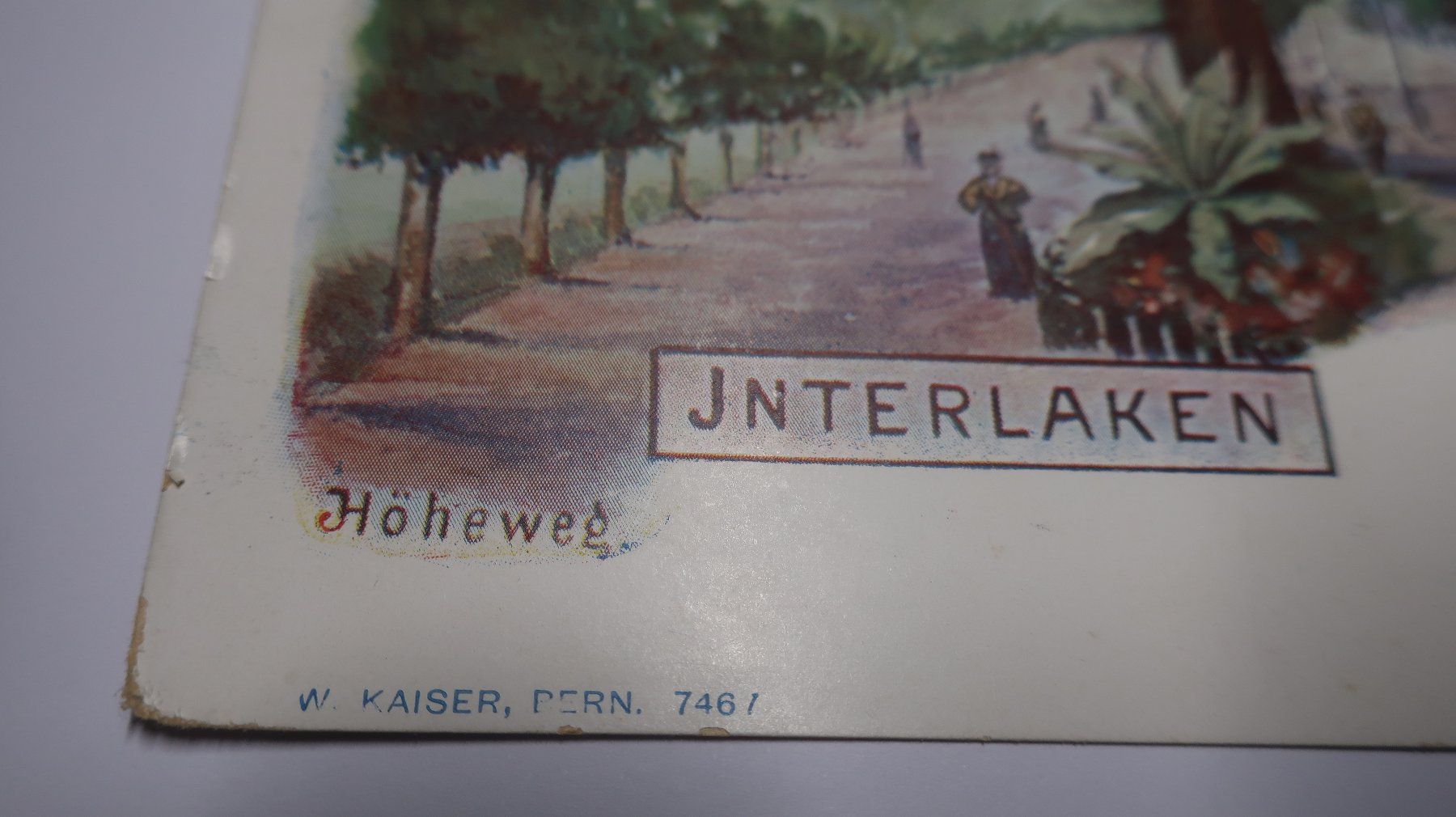 Cartoline postali: Interlaken Höheweg – Usato da Cormoret venduto da Pascalll2001 2