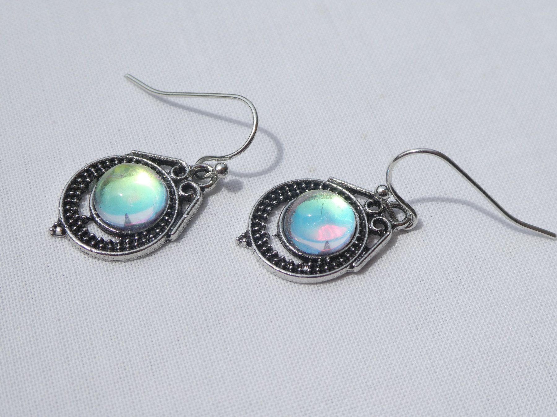 Boucles d'oreille: Retro Ohrhänger mit Resin-Kern, Modeschmuck /NEU – Neuf (Voir description) à Gattikon par kaandooh 2