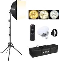 FGen LED Softbox Licht mit 85W 2700-6400K dimmbar Fotolicht