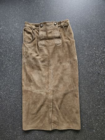 Lederrock Distler braun Grösse 38 guter Zustand