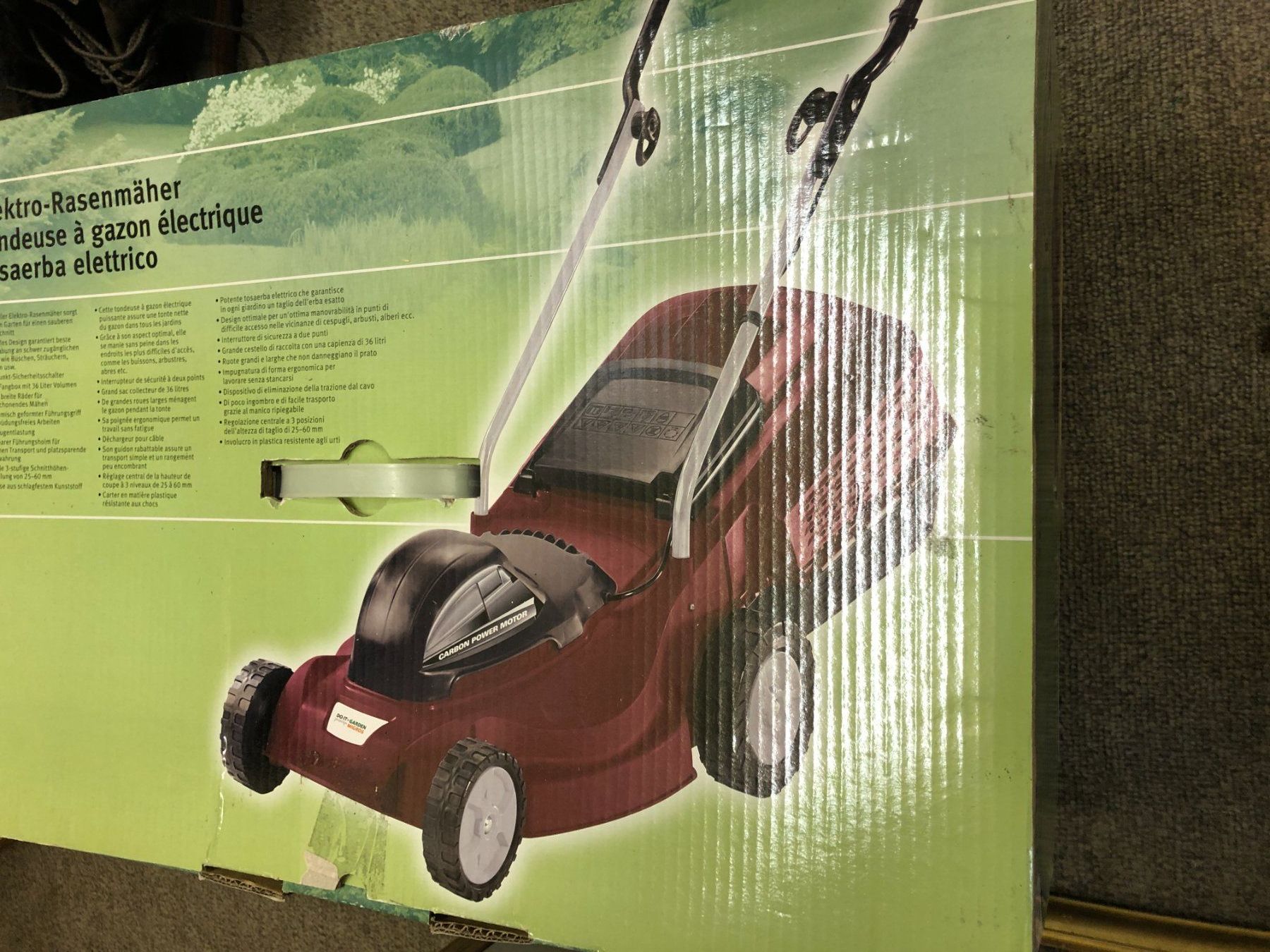 Migros Rasenmäher: Fangkorb zu Miogarden Elektro-Rasenmäher – Neu (gemäss Beschreibung) aus Weiningen ZH von dbuchi 3