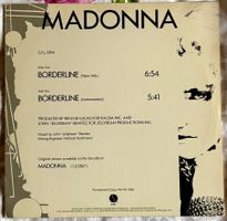 Madonna Borderline PROMO 12" Vinyl Maxi Single USA 1983 Sire