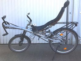 Vélo couché confortable, idéal pour longues distances!