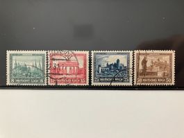 Deutsches Reich 1930, Mi 450-53, gestempelt, KP 140.--