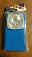 Stahltaschenlampe mit Signalknopf, Marke Leclanché