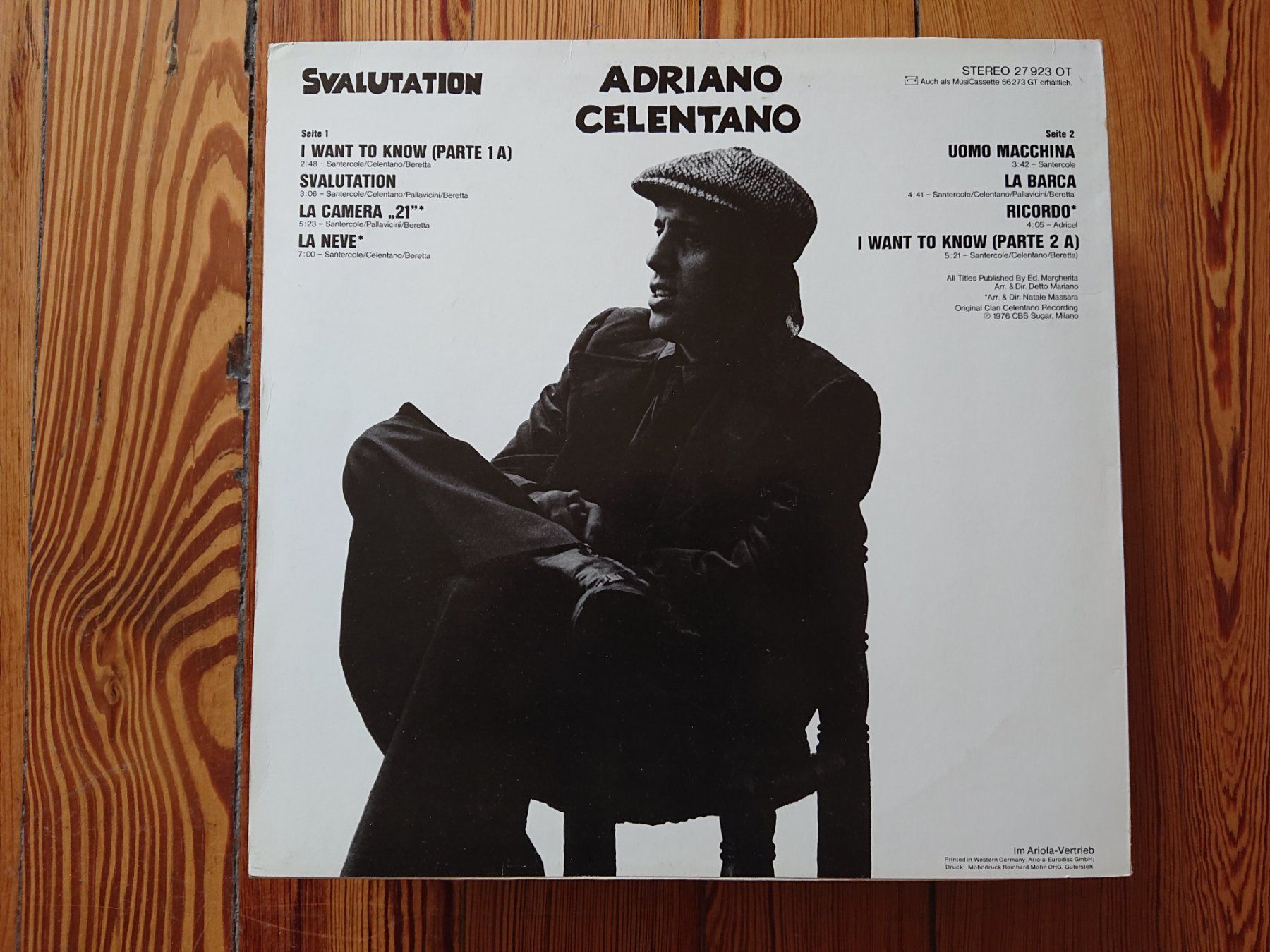 Dischi in vinile: ADRIANO CELENTANO - Svalutation (LP, 1976) – Usato da Genève venduto da othhei 2