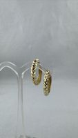 Ohrringe / Creolen in 585 Gold / 14 Karat