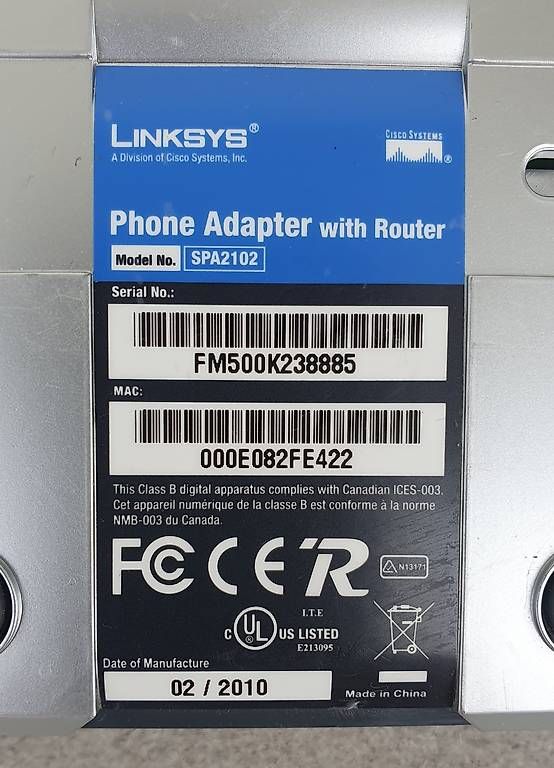 Linksys Modem & Router: Linksys SPA2102 phone adapter with router – Usato da Servion venduto da meno999 2