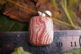 Rhodochrosit     Silber 925 Silber  Anhänger