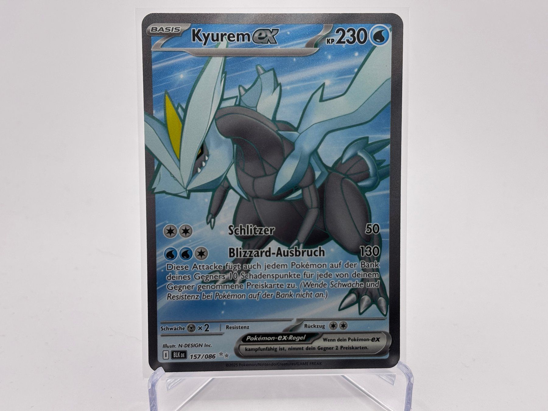 Pokémon Carte collezionabili: Schwarze Blitze - Kyurem ex  (BLK 157) - DE – Nuovo (secondo la descrizione) da Allschwil venduto da Bullach