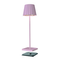 LED Aussen Tischleuchte, Pink, IP54