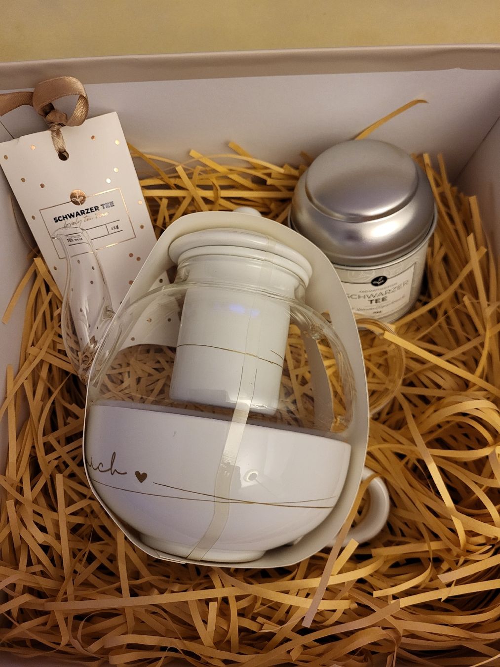 Teekannen: Teekanne Set "Zeit für Dich" Geschenkbox – Neu und originalverpackt aus Winterthur von GAM90 1