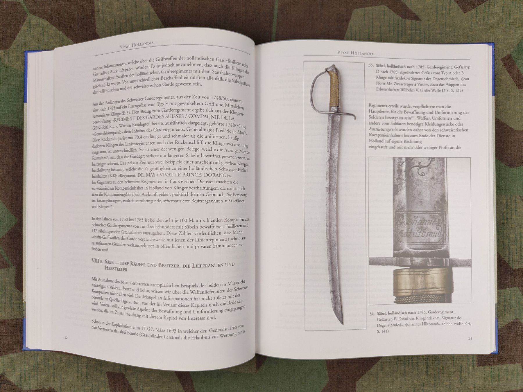 Schweizer Armee Uniformi: Buch, Zur Geschichte der Schweizer in holländischen Diensten – Usato da Bauma venduto da SwissMilitaria 7