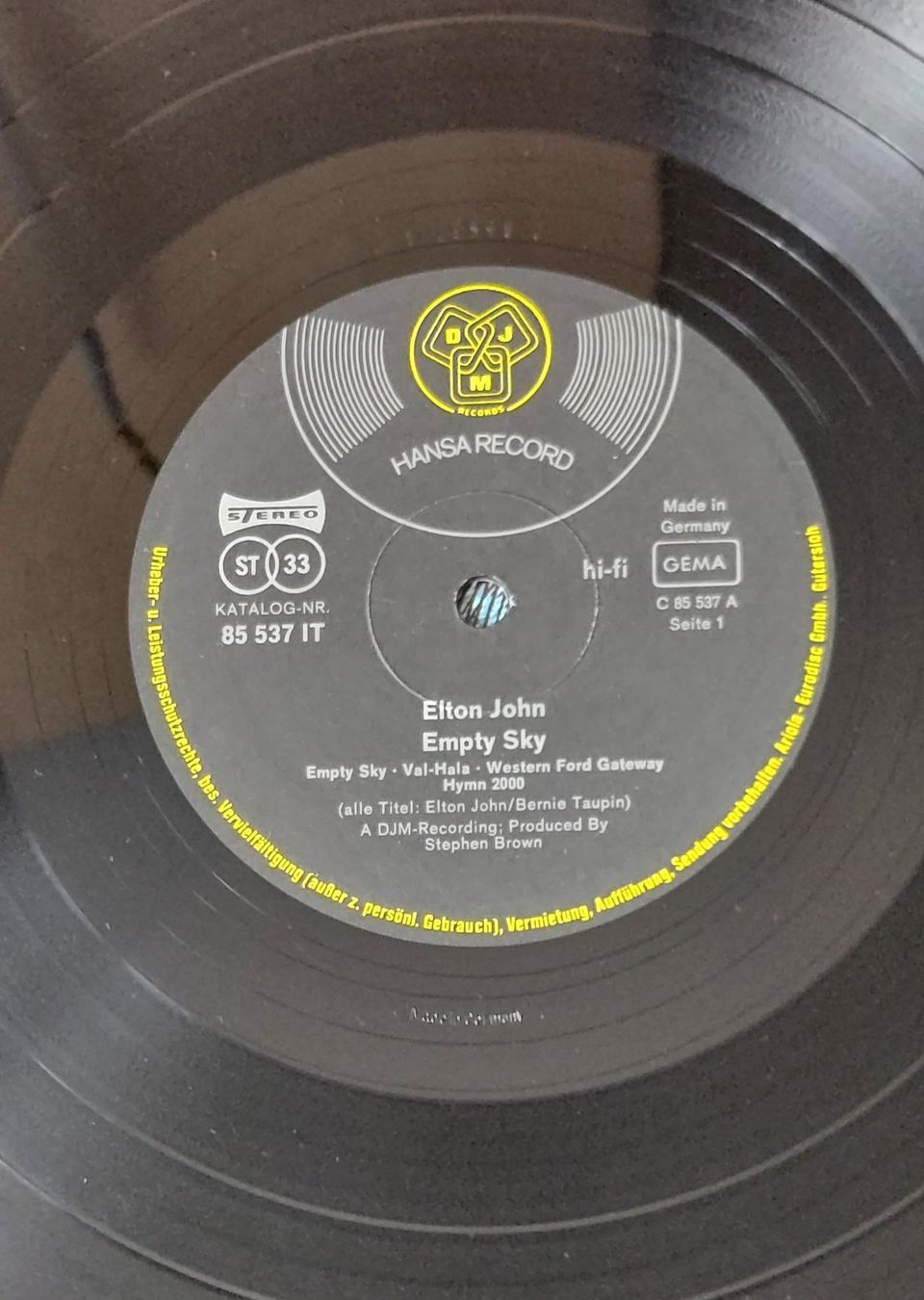 Schallplatten: LP - ELTON JOHN - EMPTY SKY (1969) – Gebraucht aus Steckborn von Quo7 2