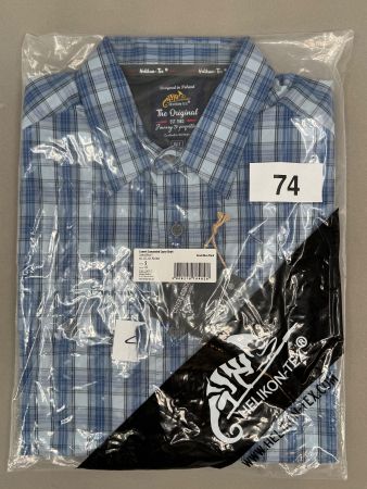 Helikon-Tex Hemd (S) Baumwolle kariert Concealed Carry Shirt