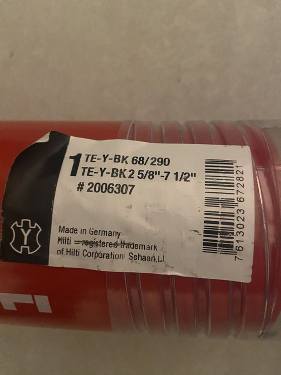 Couronne Diamantée 32mm SDS Plus Pour Béton Armé - Longueur 460mm - Profondeur Max 415mm - Pour Perçage Humide/sec - Filetage UNC 1¼