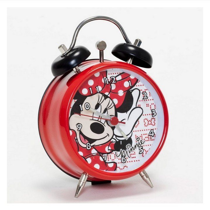 Wecker: Minnie Mouse Wecker Twinbell – Neu und originalverpackt aus Oensingen von Liquidations-Shop