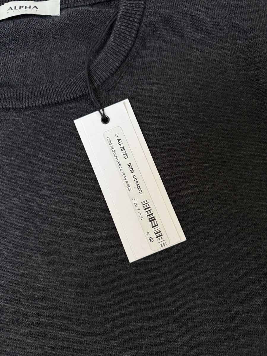 Maglioni & Felpe: ALPHA STUDIO Pullover Anthrazit, NEU, Gr. 50 (M), Premium – Nuovo e nell'imballaggio originale da Biel-Benken BL venduto da Aplus0 2