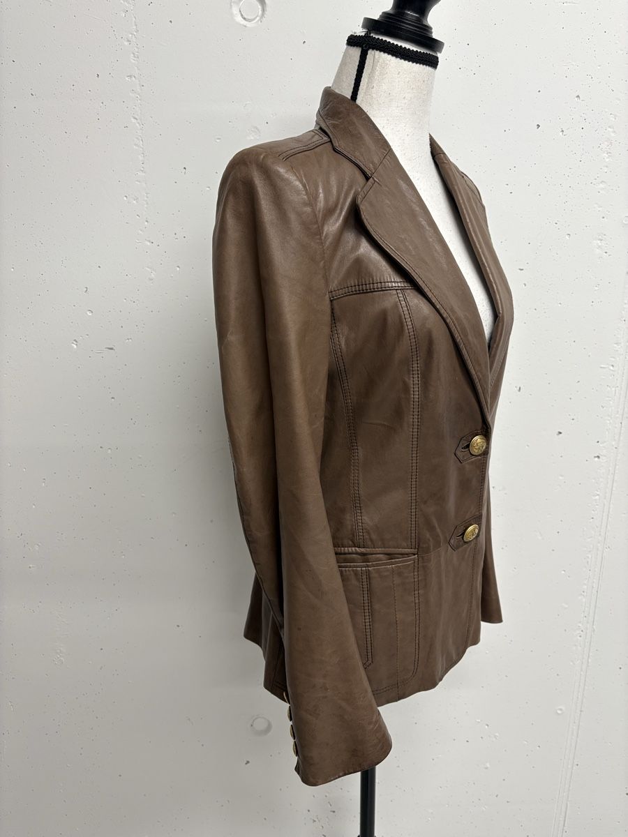Bally Jacken: Bally Lederblazer braun Gr. 36 Lederjacke Blazer – Neu (gemäss Beschreibung) aus Regensdorf von secondchancefashion 2
