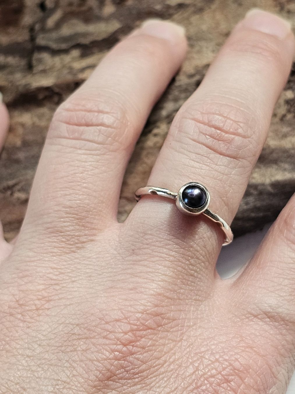 Anelli: Ring Silber mit Perle – Usato da Zürich venduto da MaisonBelleCachet 4