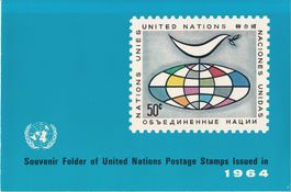 Uno New York Souvenir-Folder 1964 postfrisch
