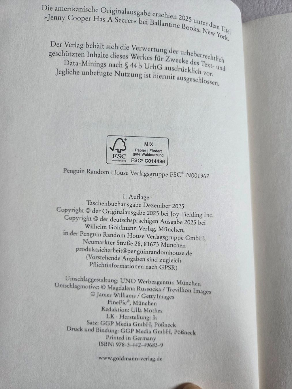 Libri: Joy Fielding: Die Besucherin – Usato da Bergdietikon venduto da Tanne_10 3