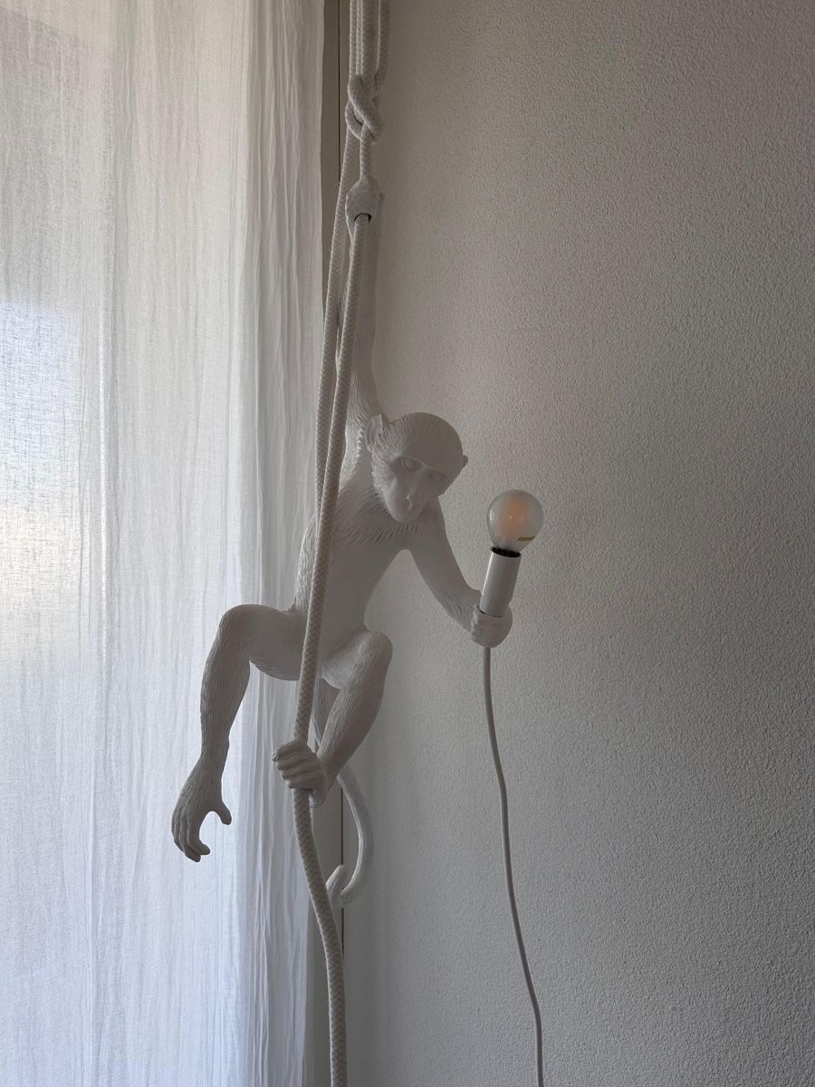 Seletti Lampes: Seletti Affe Lampe Deckenversion weiss  – D'occasion à Bülach par roman334 3