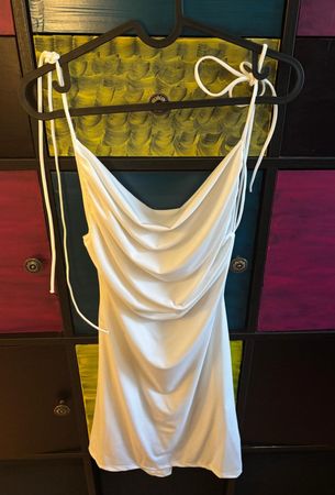 Weisses Sommerkleid, Gr. S