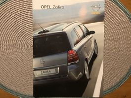 Opel Zafira Verkaufsprospekt 40 Seiten Juli 2006