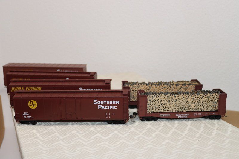 Modellini di ferrovie: 10 SP Güterwagen ( 596 ) – Usato da Kerzers venduto da Winu64 5