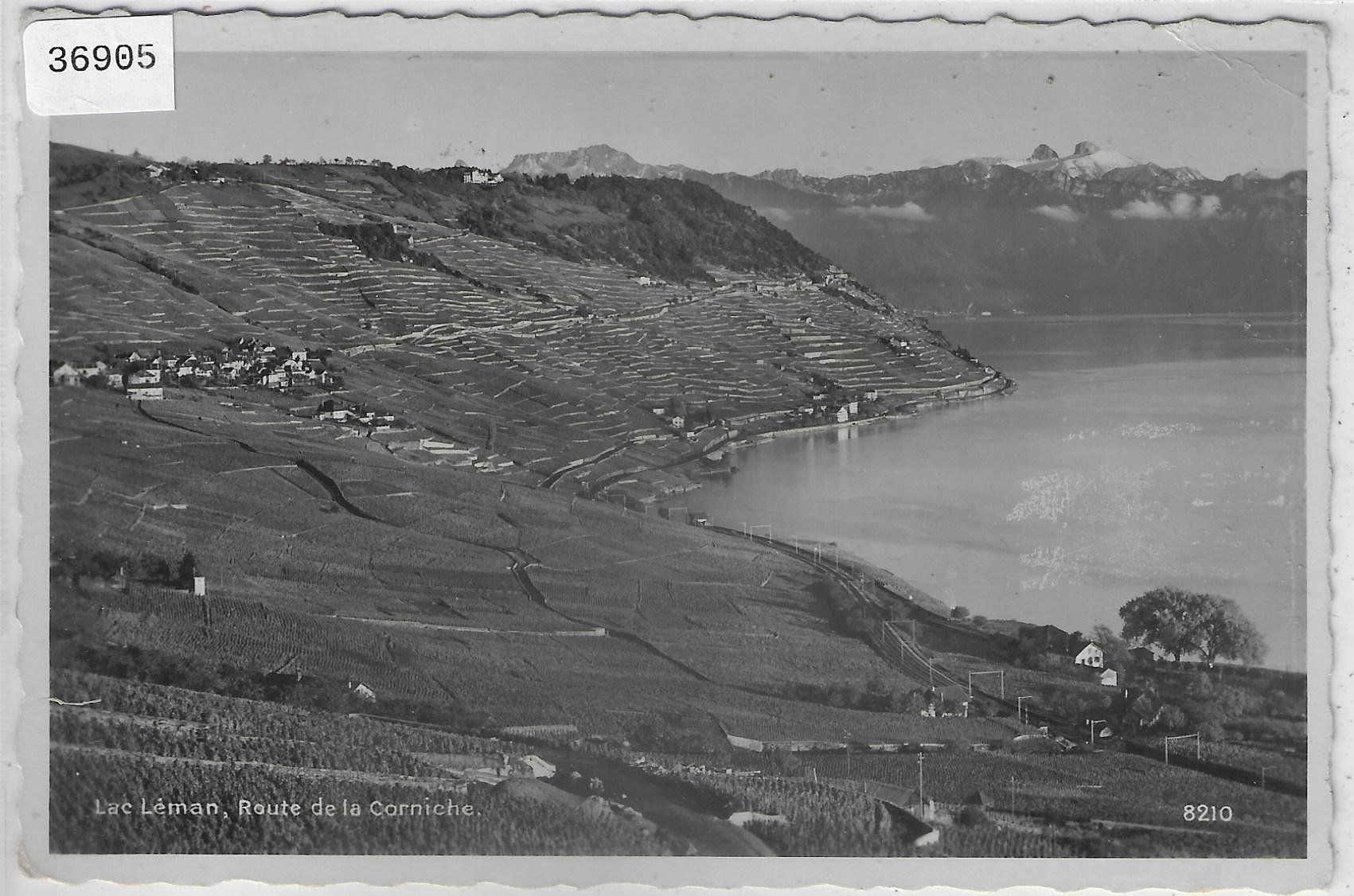 Cartoline postali: Lac Léman - Route de la Corniche – Usato da Ettingen venduto da Kartenplanet