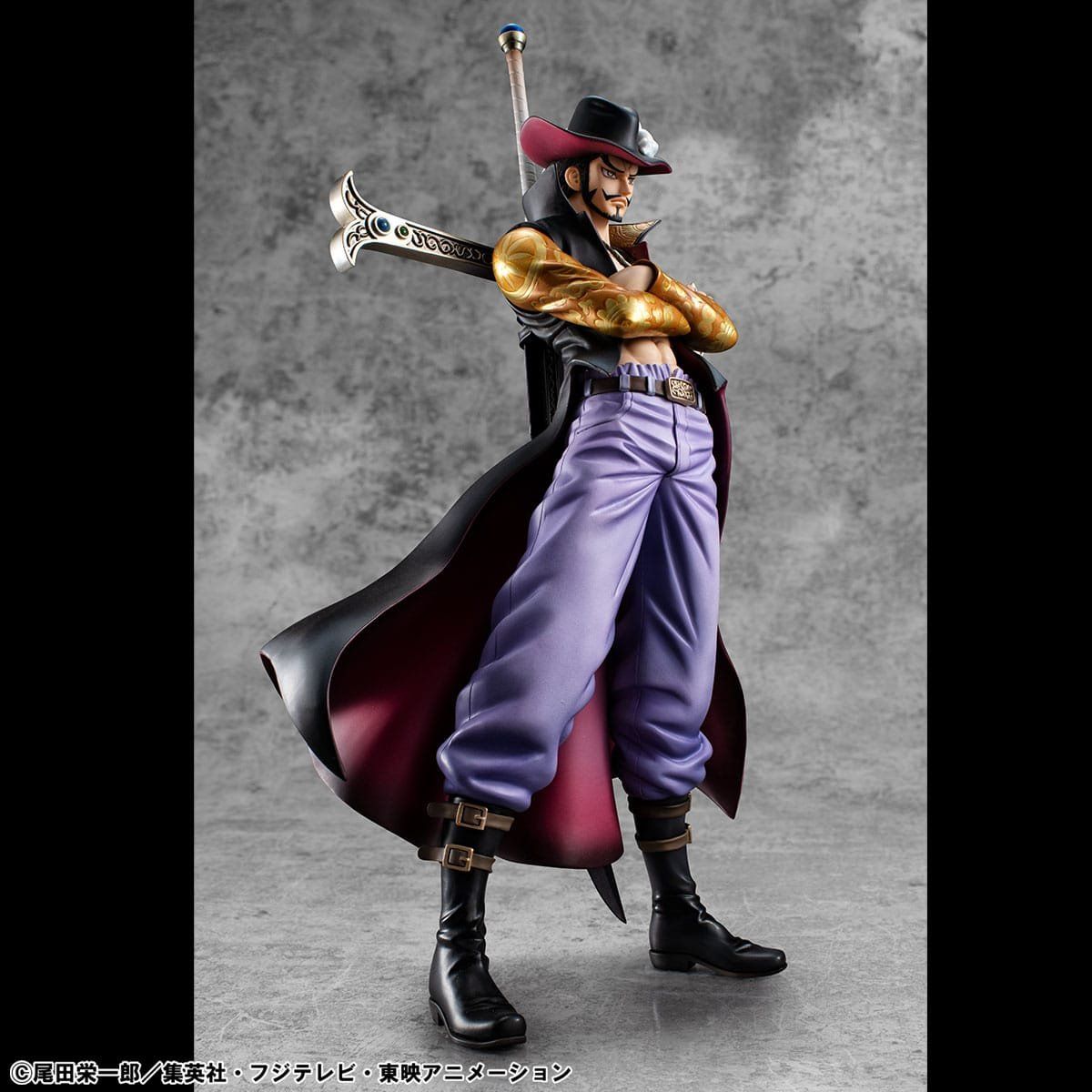 Statuette: One Piece P.O.P. SA-MAXIMUM Hawk Eye Dracule Mihawk Ver. R – Nuovo e nell'imballaggio originale da St-Imier venduto da ATTAKSHOP 5