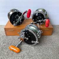 🔴 3x vintage PENN U.S.A. Hochsee Angelrollen 60er70er Jahre
