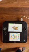 Nintendo 2DS Konsole schwarz blau akzeptabler Zustand