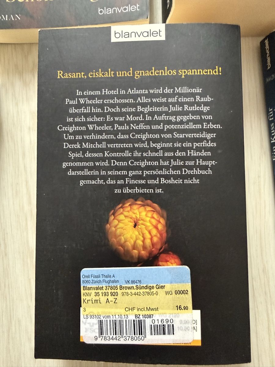 Libri: Sandra Brown Romane 5 Stück – Usato da Wiedlisbach venduto da Sistershop 2