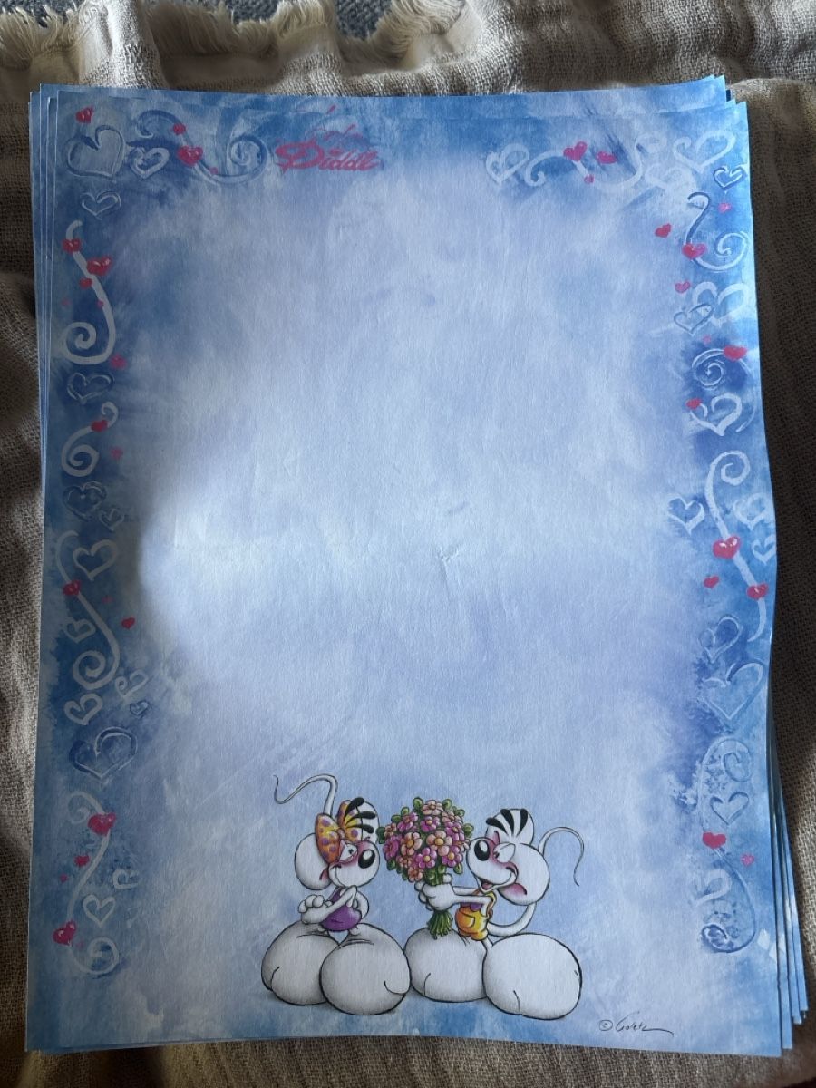 Carta: Diddl Briefpapier Set mit Blumen Motiv  – Nuovo (secondo la descrizione) da Bern venduto da Janina.Leandra