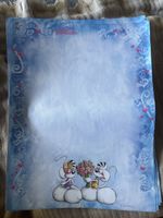 Diddl Briefpapier Set mit Blumen Motiv 