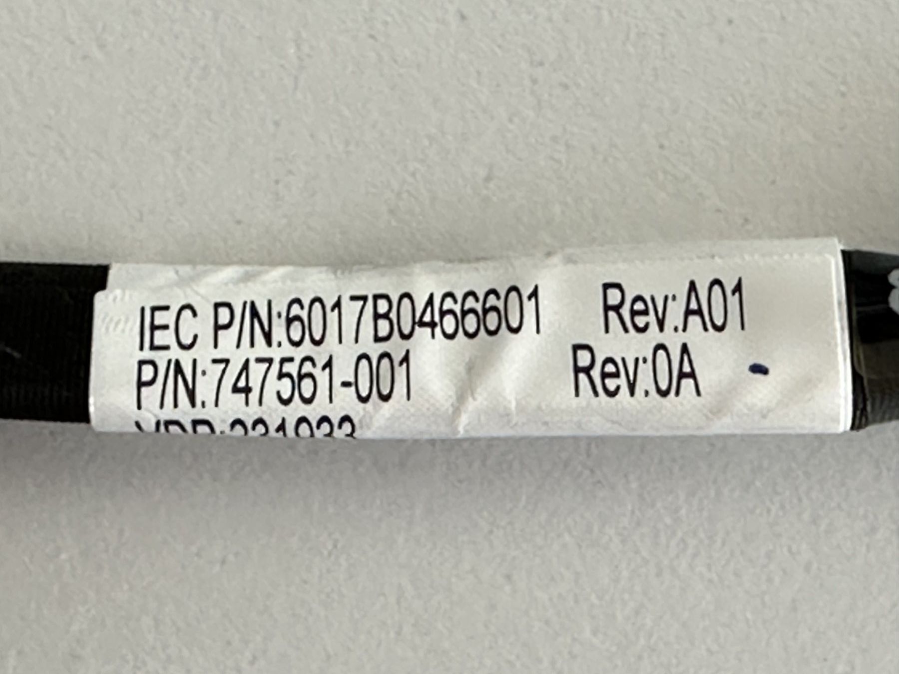 Server: HPE Power Kabel Backplane to Systemboard, 747561-001 – Usato da Münsingen venduto da Hanibal26 3