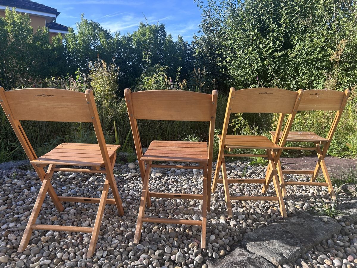 Wisa Gloria Sedie: WISA-Gloria Holzklappstühle  – Usato da Dübendorf venduto da bka_yym5 1