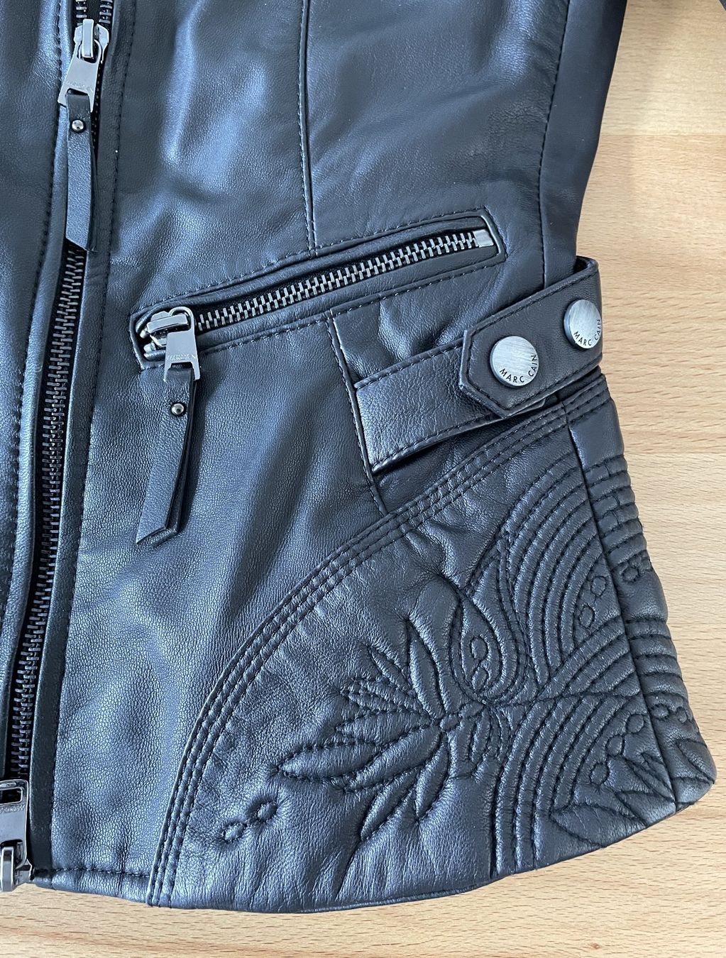 Marc Cain Giacche: Lederjacke Marccain im Bikerstil – Usato da Sins venduto da den_z9gy 6