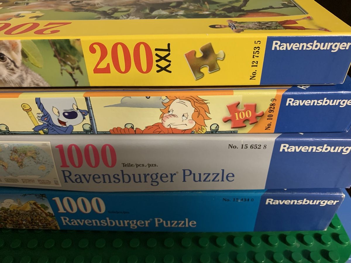 Ravensburger Puzzles: Fünf sehr schöne Ravensburger Puzzle – Neu (gemäss Beschreibung) aus Erlenbach ZH von Ritschly