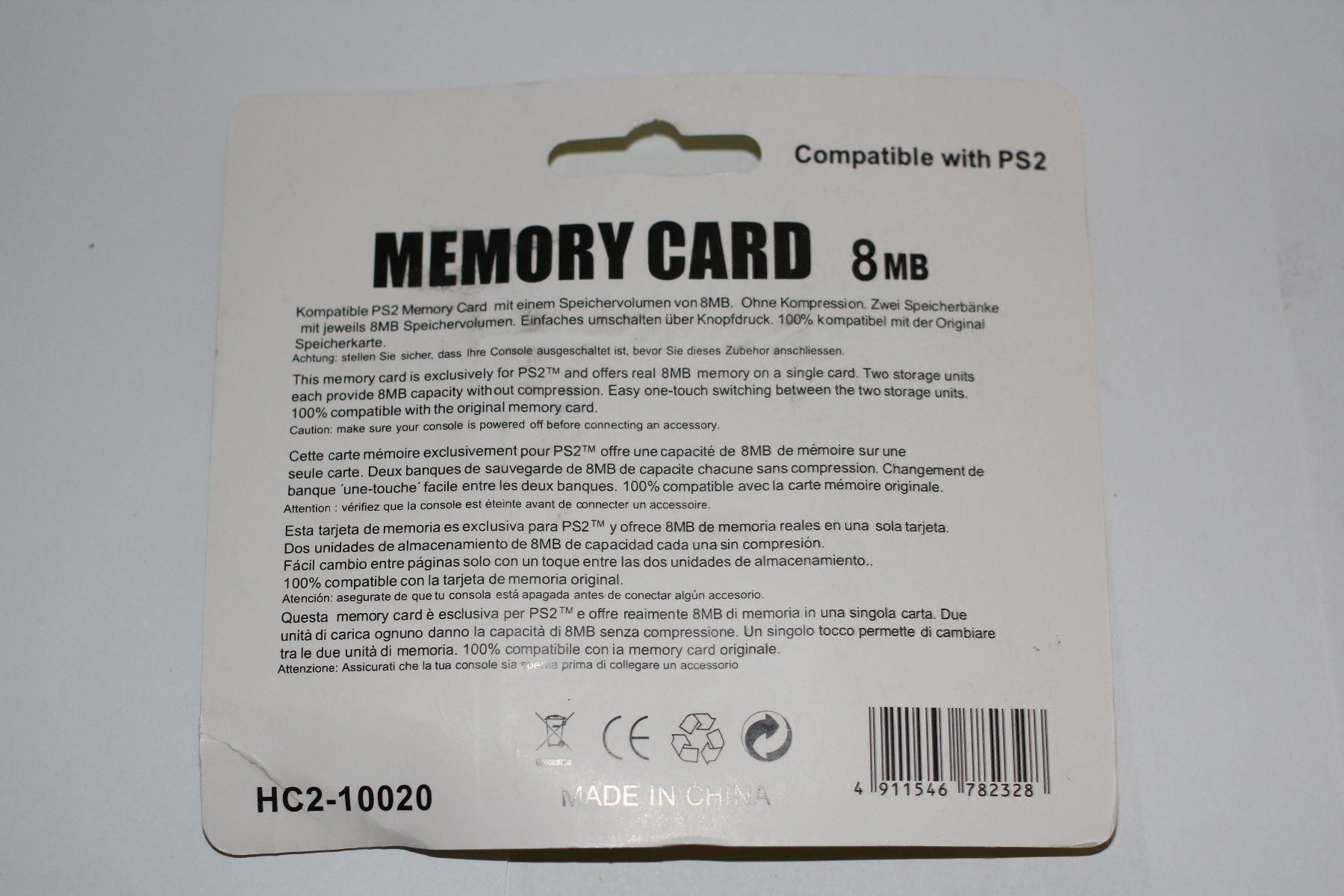 Memory Units & Memory Cards: Memory Card PS2 8Mb – Neu und originalverpackt aus Renens VD von Accessoryworld 1