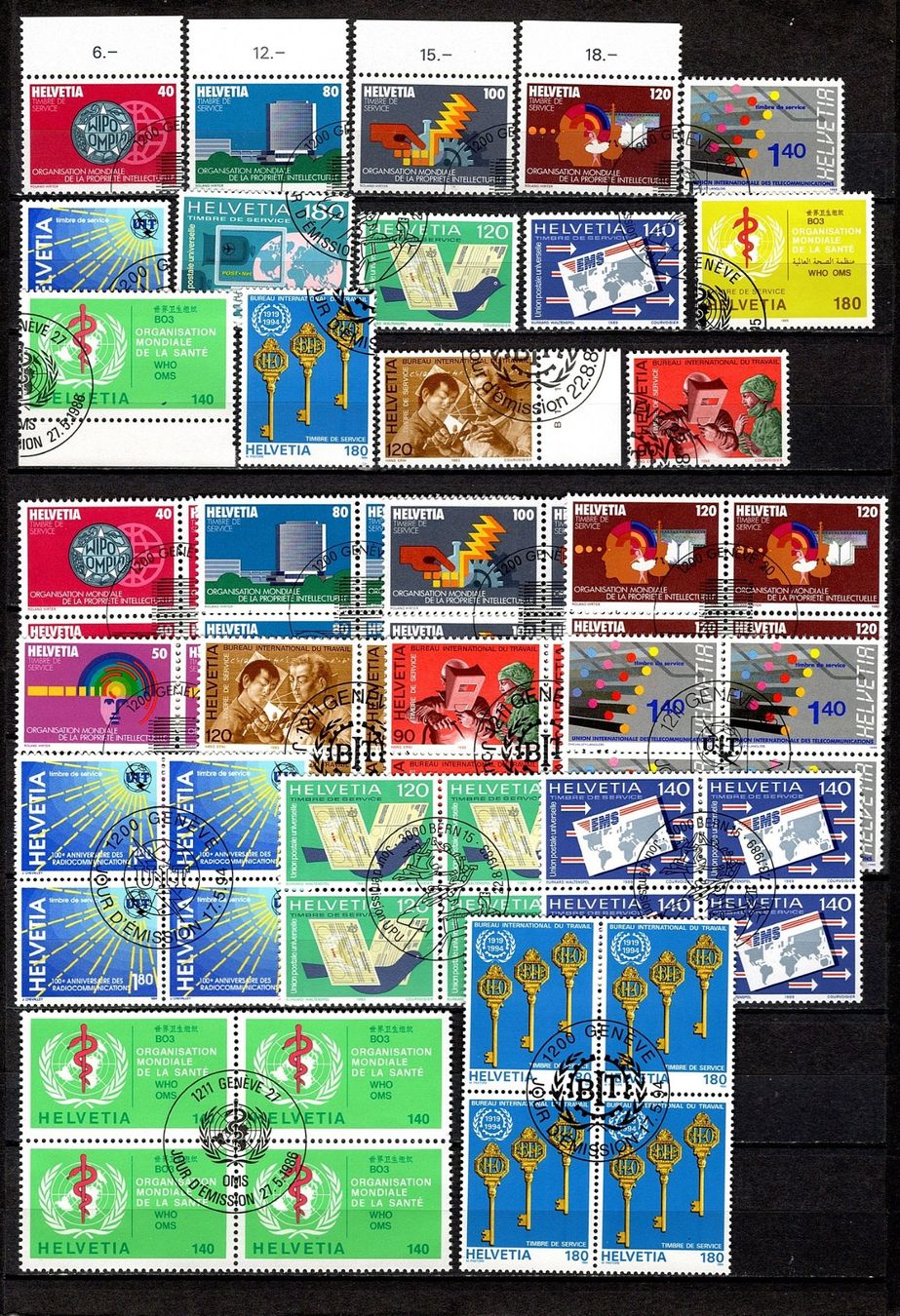 Tutti i francobolli: Genfer Ämter (819) – Usato da Burgdorf venduto da blinky01